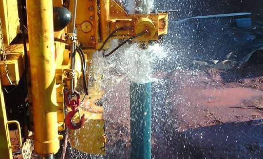 Perfuração de poços muda a realidade de pequenos agricultores.Foto:SEDEST