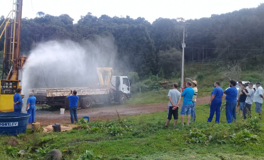Perfuração de poços muda a realidade de pequenos agricultores.Foto:SEDEST