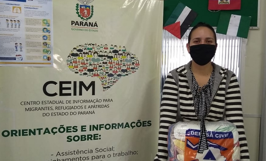 As cestas foram doadas pela Defesa Civil do Paraná e vão beneficiar principalmente haitianos, venezuelanos, cubanos e angolanos cadastrados no Ceim e em outros organismos de direitos humanos que atendem a esta população.
Foto: SEJUF