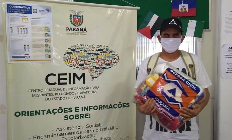 As cestas foram doadas pela Defesa Civil do Paraná e vão beneficiar principalmente haitianos, venezuelanos, cubanos e angolanos cadastrados no Ceim e em outros organismos de direitos humanos que atendem a esta população.
Foto: SEJUF