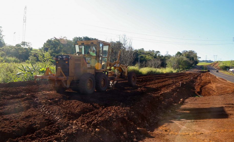 obra entre Irere e LondrinaFoto Gilson Abreu