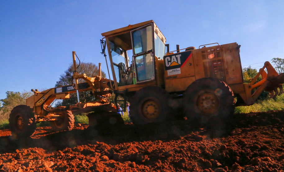 obra entre Irere e LondrinaFoto Gilson Abreu