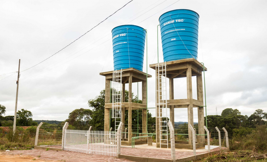 Comunidades rurais recebem água potável da Sanepar. Foto: Sanepar