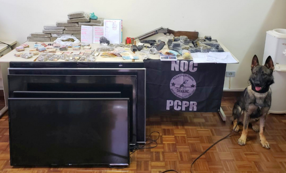 Cães da PCPR apreendem mais drogas em 2020 do que soma dos dois anos anteriores
Foto: PCPR