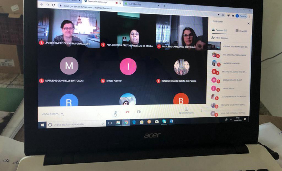 Conselhos de classe on-line são realizados em todas as escolas do Paraná
. Foto:SEED