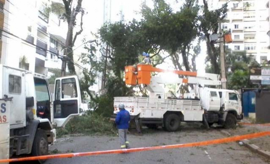 Copel tem 400 equipes em campo para restabelecer fornecimento
. Foto: Copel