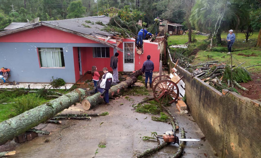 Trinta municípios são afetados por ciclone extratropical
. Foto:Defesa Civil