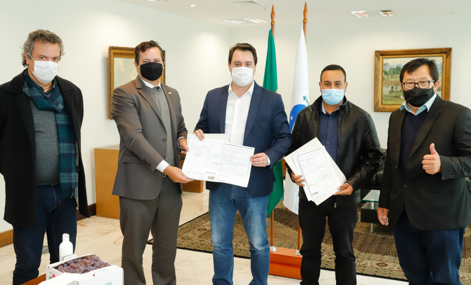 Agricultores familiares de 15 comunidades de Rosário do Ivaí, no Vale do Ivaí, vão receber o mapa e o memorial descritivo das propriedades onde vivem, uma das etapas do processo de regularização fundiária de suas terras. A documentação, que vai beneficiar 110 famílias, foi entregue nesta quinta-feira (02) pelo governador Carlos Massa Ratinho Junior ao prefeito Ilton Shiguemi Kuroda.