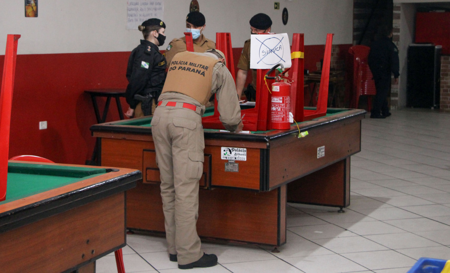 Curitiba, 04 de Julho de 2020. AIFU realiza fiscalização de estabelecimentos comerciais com foco no cumprimento de protocolos sanitários contra a COVID-19.