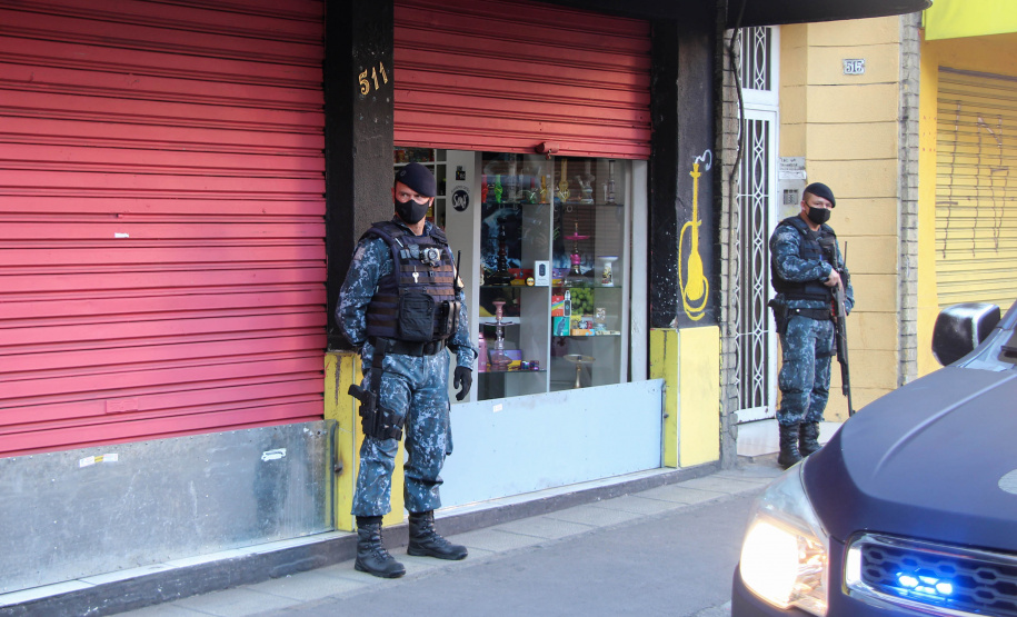 Curitiba, 04 de Julho de 2020. AIFU realiza fiscalização de estabelecimentos comerciais com foco no cumprimento de protocolos sanitários contra a COVID-19.