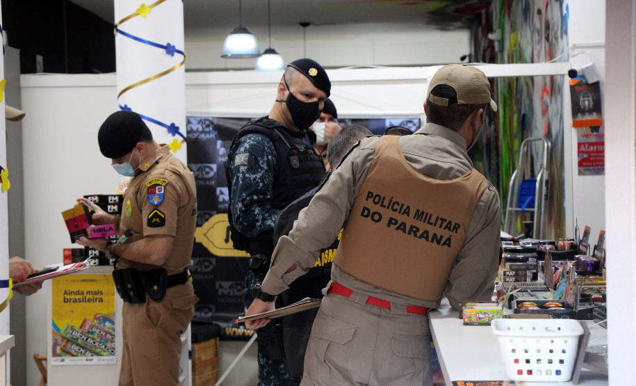 Curitiba, 04 de Julho de 2020. AIFU realiza fiscalização de estabelecimentos comerciais com foco no cumprimento de protocolos sanitários contra a COVID-19.