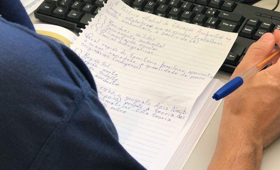 Paraná está entre os quatro estados brasileiros com maior número de presos estudantes
. Foto: José Fernando Ogura/AEN