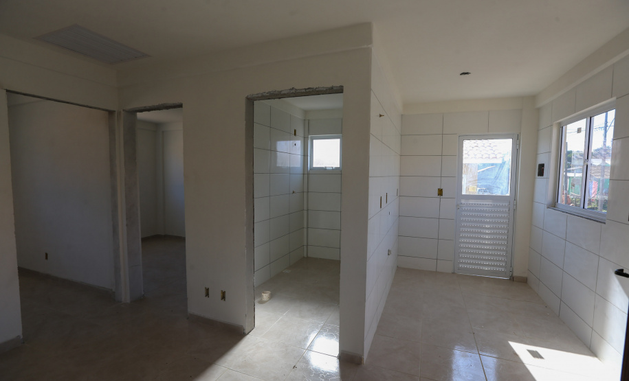 Casas Reboucas Requalificacao Urbana Reboucas - Vila Facao - 53 casas populares que estão sendo construídas pelo Governo do Paraná em Rebouças - Foto: Geraldo Bubniak/AEN