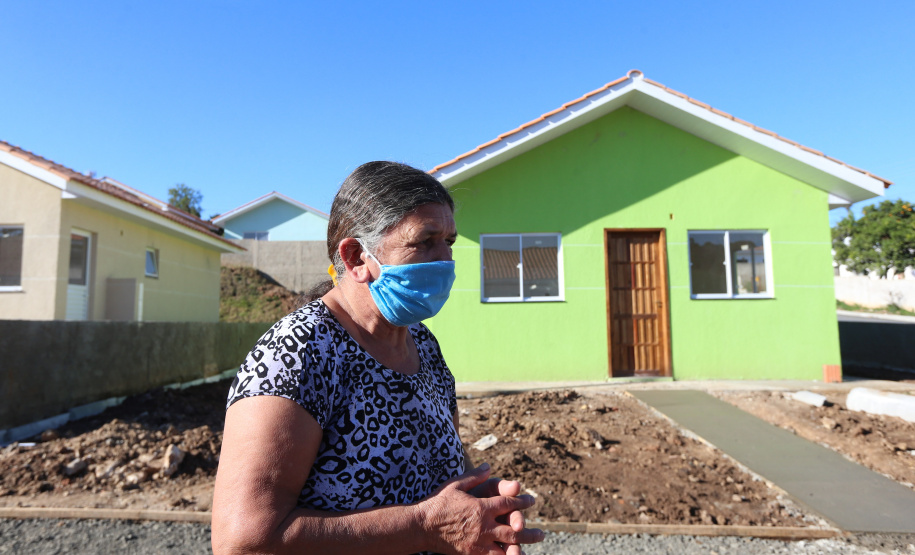 Casas Reboucas Requalificacao Urbana Reboucas - Vila Facao - 53 casas populares que estão sendo construídas pelo Governo do Paraná em Rebouças - Foto: Geraldo Bubniak/AEN