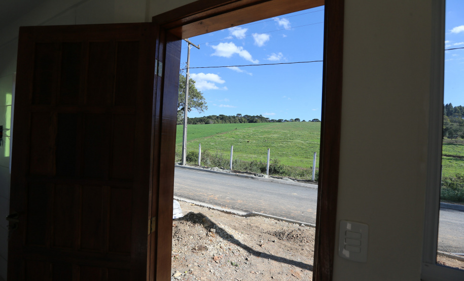 Casas Reboucas Requalificacao Urbana Reboucas - Vila Facao - 53 casas populares que estão sendo construídas pelo Governo do Paraná em Rebouças - Foto: Geraldo Bubniak/AEN