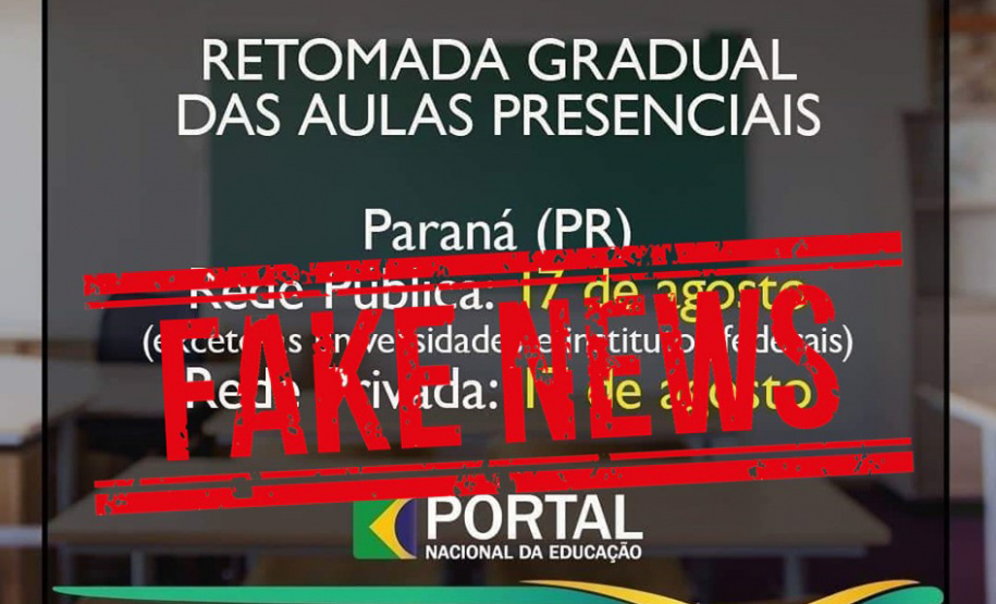 Data de retorno às aulas presenciais não está definida. Foto:SEED