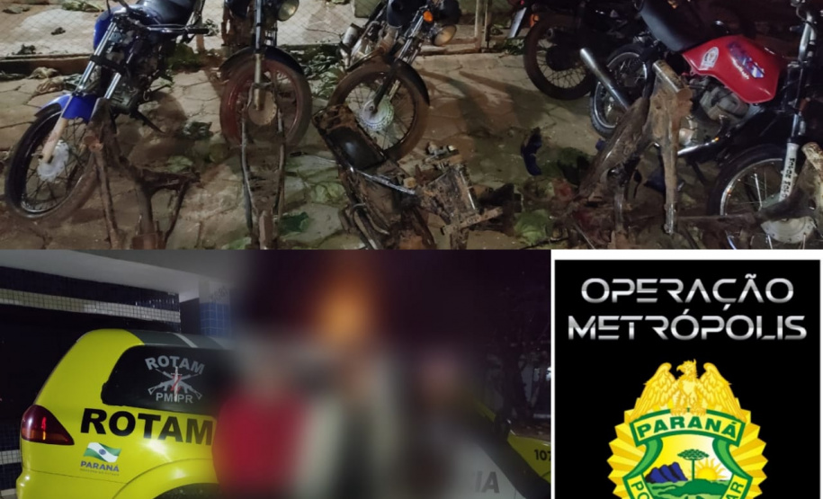 A Operação Metrópolis, ação conjunta entre as forças de segurança da região Oeste, resultou em 281 prisões e 61 mandados de Prisão cumpridos, além de 3,9 toneladas de drogas e 25 armas de fogo retiradas de circulação, entre os dias 26 de junho até esta segunda-feira (06/07). Foto:SESP
