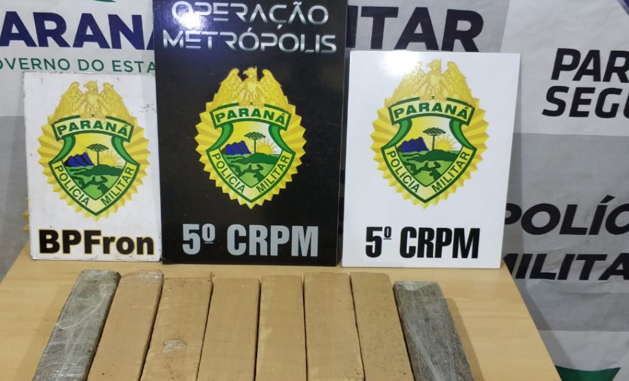 A Operação Metrópolis, ação conjunta entre as forças de segurança da região Oeste, resultou em 281 prisões e 61 mandados de Prisão cumpridos, além de 3,9 toneladas de drogas e 25 armas de fogo retiradas de circulação, entre os dias 26 de junho até esta segunda-feira (06/07). Foto:SESP