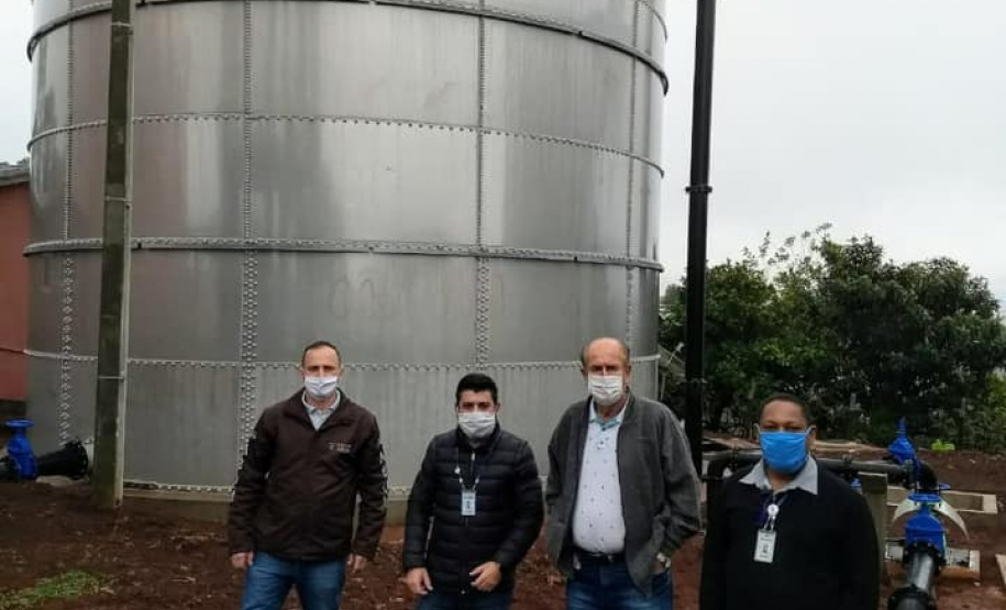 Sanepar triplica capacidade de abastecimento de Reserva. Foto:Sanepar