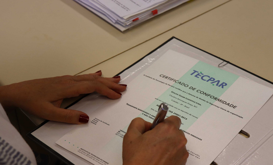 Tecpar Certificação credencia auditores independentes
. Foto:Tecpar