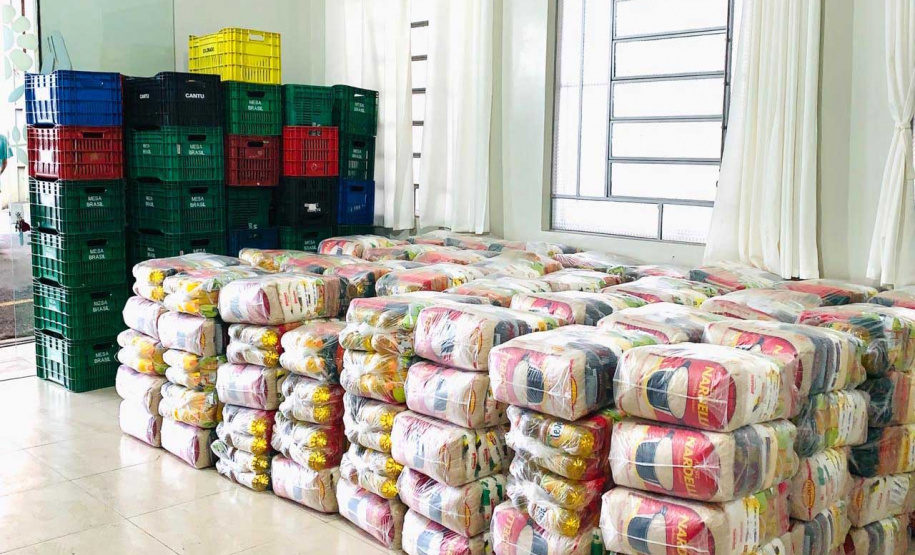 Governo distribui 20 mil cestas básicas às famílias de pessoas com deficiência em vulnerabilidade social no Paraná
. Foto:SEJUF