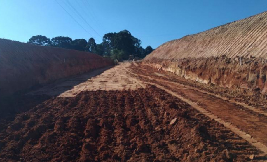 Pavimentação em Araucária facilita escoamento de produtos
. Foto:SEDU