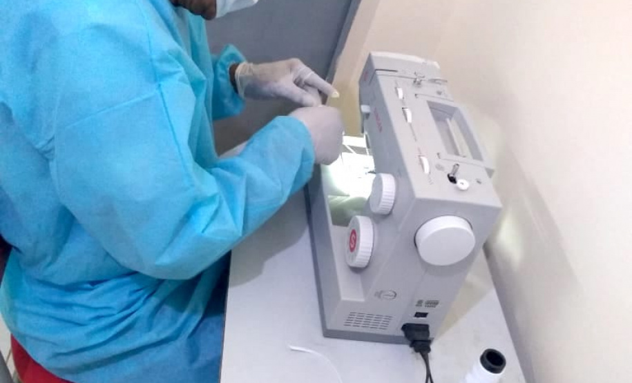 Presos do Paraná trabalham para ajudar no combate à pandemia. Foto:Depen