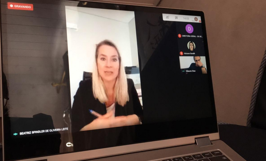 Comitê de Volta às Aulas intensifica reuniões setoriais: Ministério Público e Assembleia Legislativa foram recebidos nesta terça-feira (14). Foto:SEED