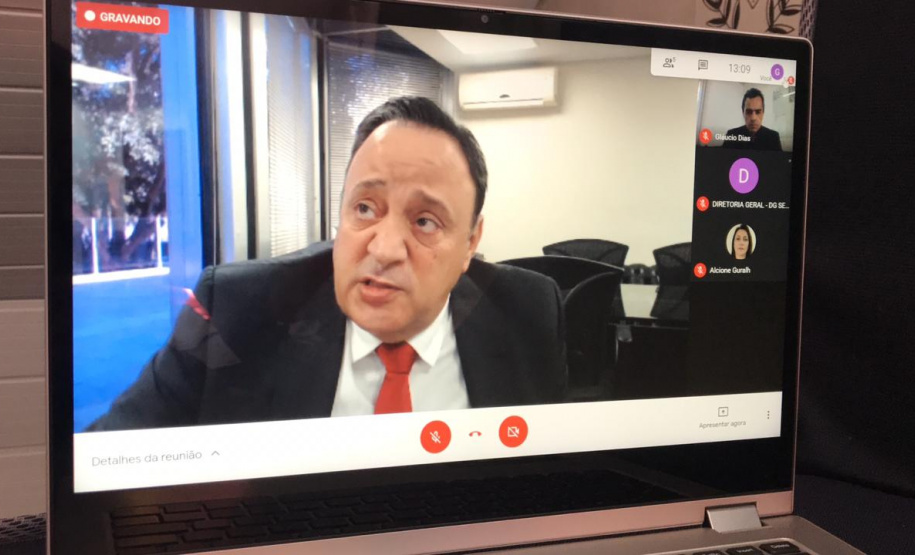 Comitê de Volta às Aulas intensifica reuniões setoriais: Ministério Público e Assembleia Legislativa foram recebidos nesta terça-feira (14). Foto:SEED