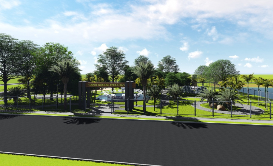 Parque Urbano de Terra Rica. Foto:SEDEST