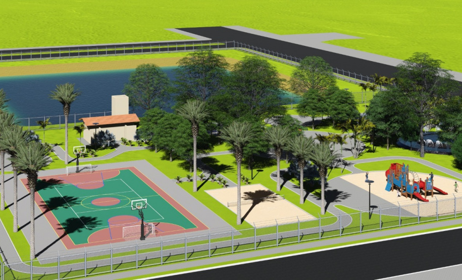 Parque Urbano de Terra Rica. Foto:SEDEST