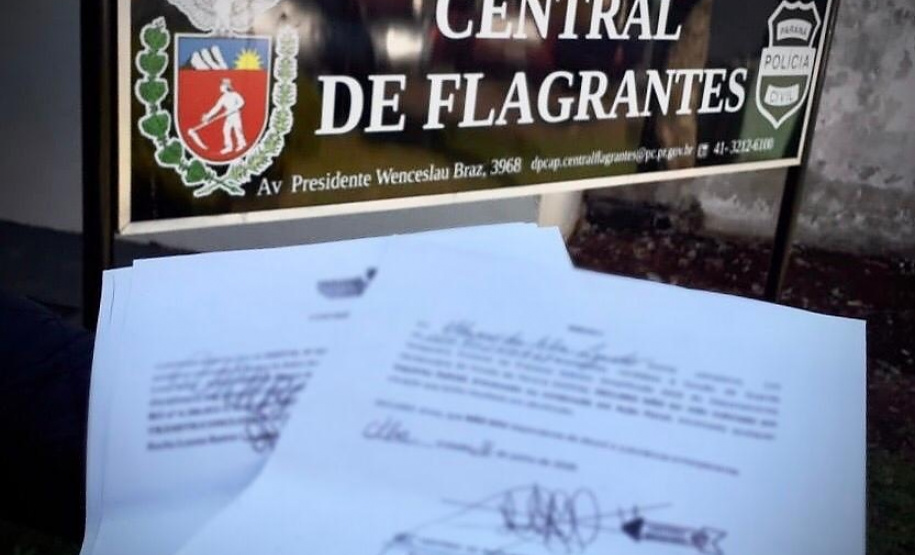 A prisão em flagrante aconteceu na manhã desta quarta-feira (15), na sede do Depen em Curitiba, após o candidato apresentar documentos falsos.
Foto: DEPEN