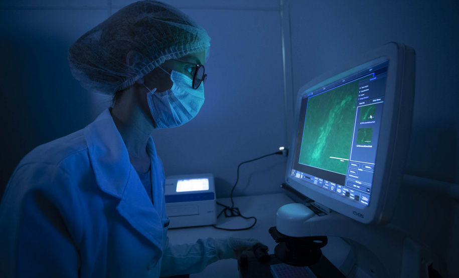 Pesquisadores da Universidade Estadual de Maringá (UEM) darão início, até o final de julho, a duas importantes pesquisas sobre o novo coronavírus. De acordo com a professora e pesquisadora Márcia Consolaro, do Departamento de Análises Clínicas e Biomedicina (DAB) da UEM, e coordenadora local dos dois estudos, o objetivo é compreender a interação do vírus com o organismo e seu comportamento na sociedade, assim como as taxas de transmissibilidade.  FOTO:UEM