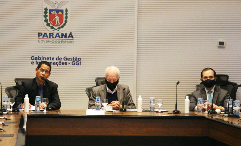 Sociedade poderá participar do Plano Estadual de Segurança Pública.A ferramenta foi lançada nesta segunda-feira (20), em uma videoconferência com a participação do vice-governador Darci Piana; do presidente da Fiep, Carlos Walter; do secretário estadual de Segurança Pública, Romulo Marinho; e de representantes de outras entidades envolvidas na elaboração do plano. Foto:SESP