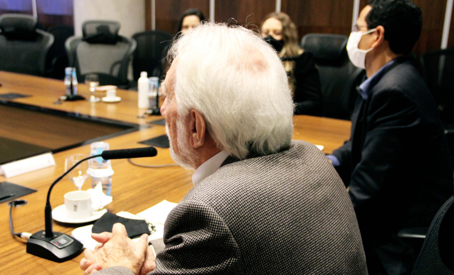 Sociedade poderá participar do Plano Estadual de Segurança Pública.A ferramenta foi lançada nesta segunda-feira (20), em uma videoconferência com a participação do vice-governador Darci Piana; do presidente da Fiep, Carlos Walter; do secretário estadual de Segurança Pública, Romulo Marinho; e de representantes de outras entidades envolvidas na elaboração do plano. Foto:SESP