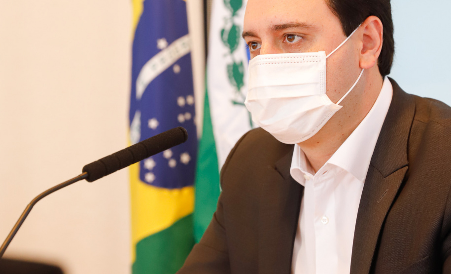 O governador Carlos Massa Ratinho Junior se reuniu por videoconferência nesta segunda-feira (20) com os 30 deputados federais que representam o Paraná em Brasília para discutir modelagem, obras e trechos previstos no novo Anel de Integração