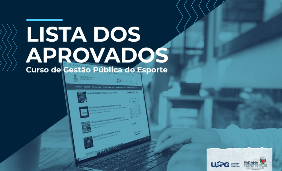UEPG divulga lista dos aprovados no curso Gestão Pública do Esporte