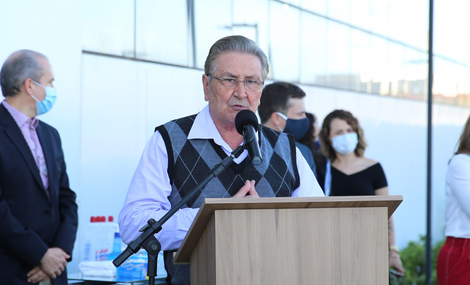 Cancer Center Guarapuava Foi inaugurada nesta quarta-feira (22) a primeira etapa do Cancer Center de Guarapuava, na região central do Estado. O prédio abriga a ala de quimioterapia e o Instituto para a Pesquisa do Câncer (IPEC), um dos maiores centros de pesquisa genômica do País.
22/07/2020 - Foto: Geraldo Bubniak/AEN