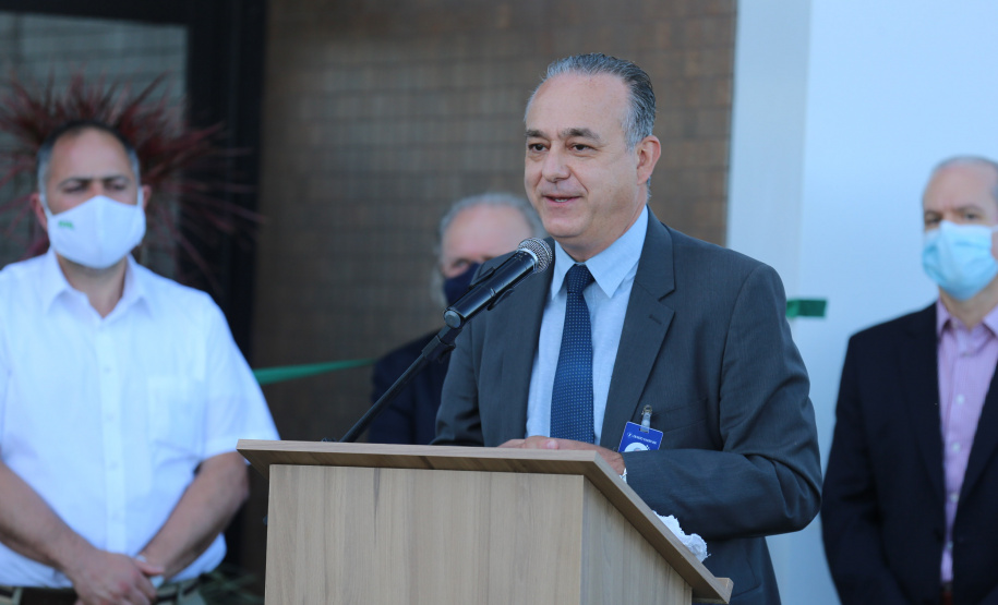 Cancer Center Guarapuava Foi inaugurada nesta quarta-feira (22) a primeira etapa do Cancer Center de Guarapuava, na região central do Estado. O prédio abriga a ala de quimioterapia e o Instituto para a Pesquisa do Câncer (IPEC), um dos maiores centros de pesquisa genômica do País.
22/07/2020 - Foto: Geraldo Bubniak/AEN