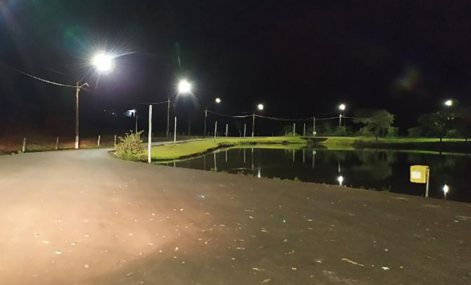 istemas a LED iluminam caminhos em direção à Cidade Sustentáve.Foto:SEDU