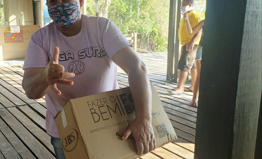 Porto faz segunda entrega de cestas às comunidades das ilhas
.Foto:Pierpaolo Nota