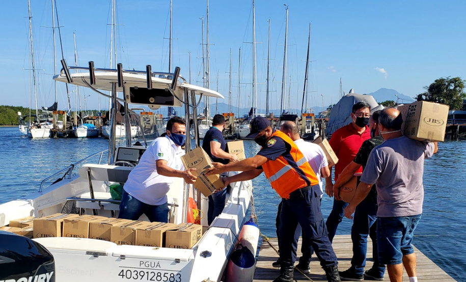 Porto faz segunda entrega de cestas às comunidades das ilhas
.Foto:Pierpaolo Nota