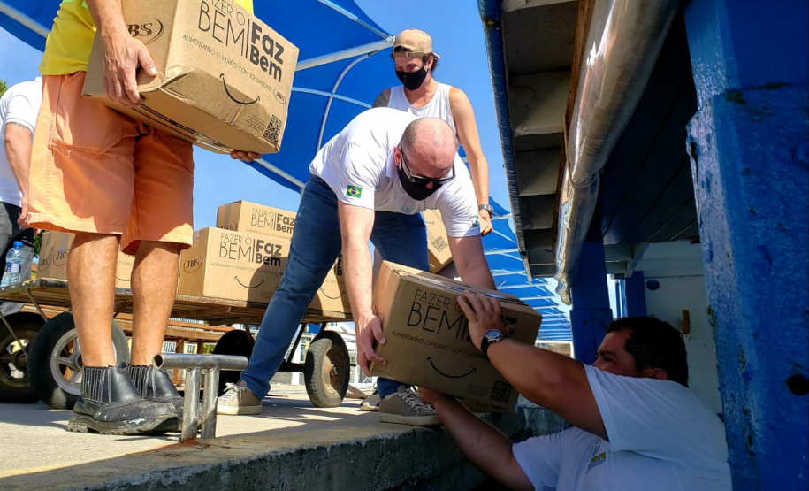 Porto faz segunda entrega de cestas às comunidades das ilhas
.Foto:Pierpaolo Nota