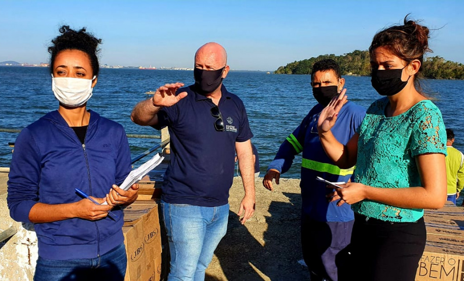 Porto faz segunda entrega de cestas às comunidades das ilhas
.Foto:Pierpaolo Nota