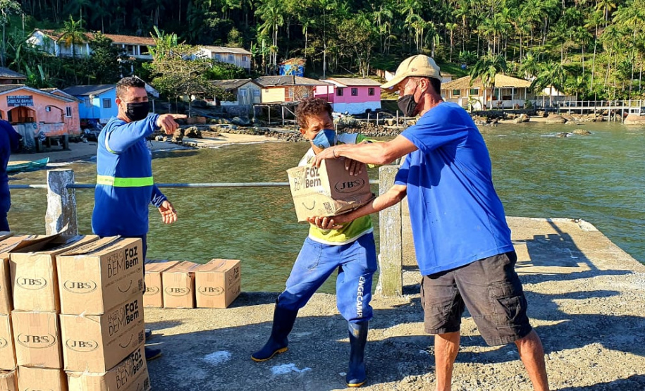 Porto faz segunda entrega de cestas às comunidades das ilhas
.Foto:Pierpaolo Nota