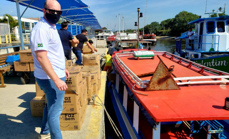 Porto faz segunda entrega de cestas às comunidades das ilhas
.Foto:Pierpaolo Nota