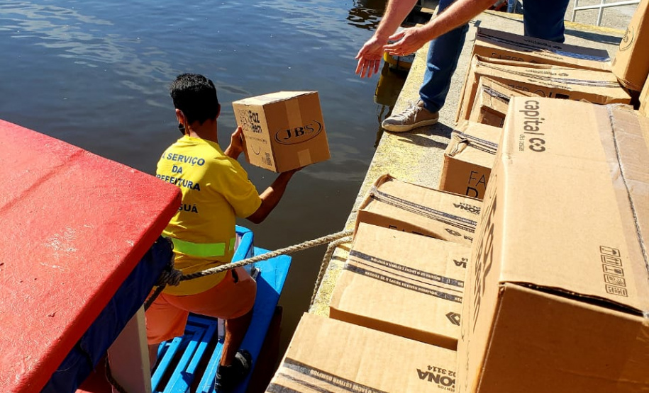 Porto faz segunda entrega de cestas às comunidades das ilhas
.Foto:Pierpaolo Nota