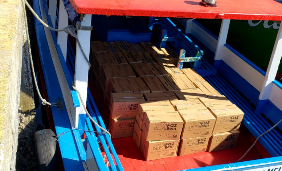 Porto faz segunda entrega de cestas às comunidades das ilhas
.Foto:Pierpaolo Nota