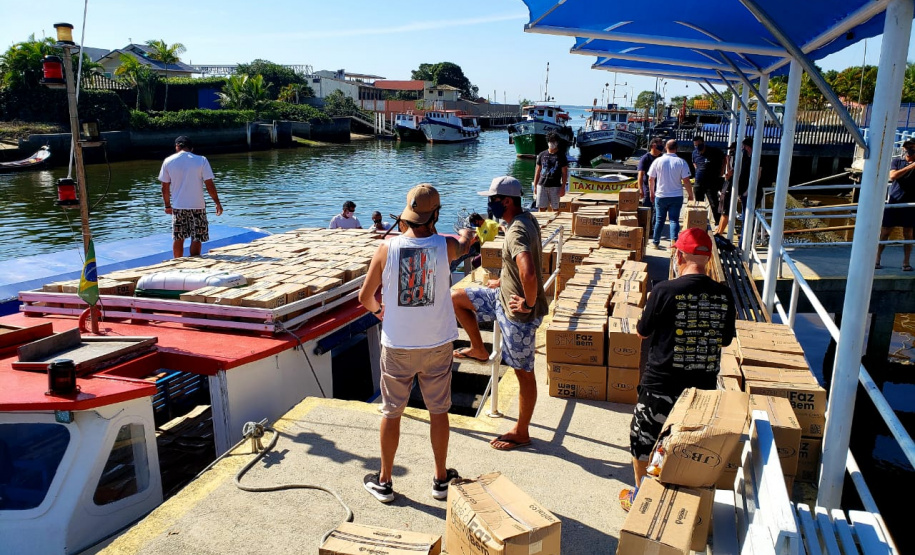 Porto faz segunda entrega de cestas às comunidades das ilhas
.Foto:Pierpaolo Nota