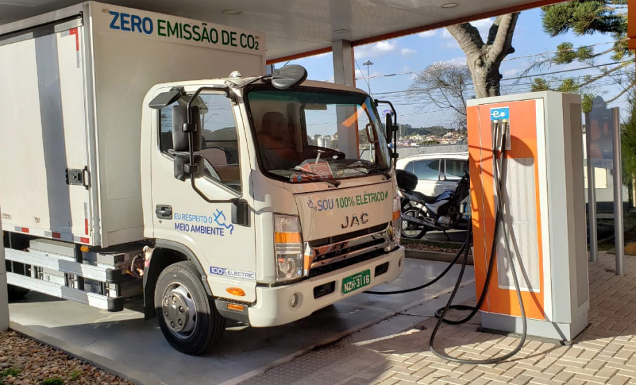 Copel testa caminhão elétrico para transporte de materiais
. Foto: Copel